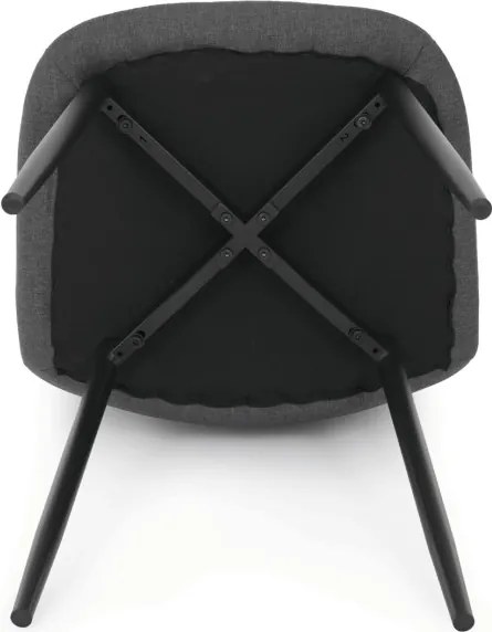 Jedálenská stolička sivá CT-V2972 GREY2