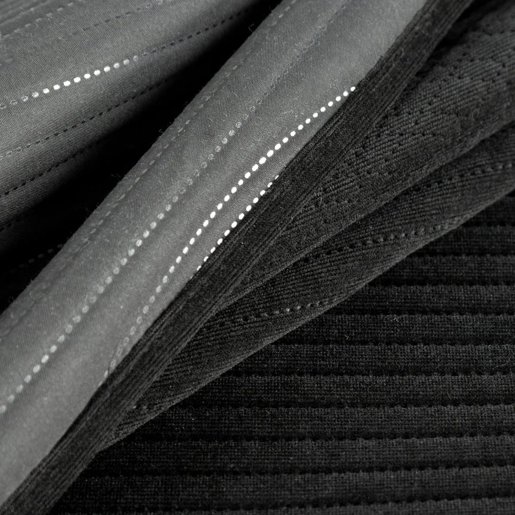 PREHOZ NA POSTEĽ VELVET2 220X240 CM ČIERNY