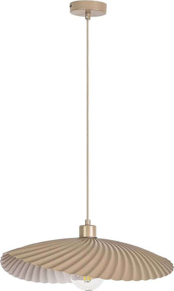 Rabalux BRIDGET závesný luster, béžová farba, priemer 47 cm