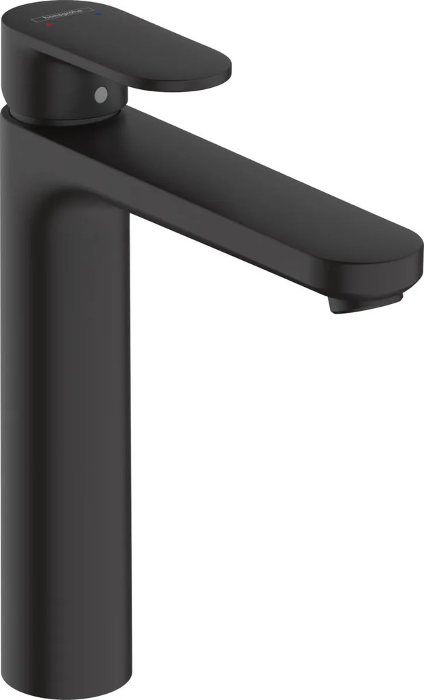 Hansgrohe Vernis Blend, vysoká umývadlová batéria 190 bez odtokovej súpravy, EcoSmart, čierna matná, HAN-71552670
