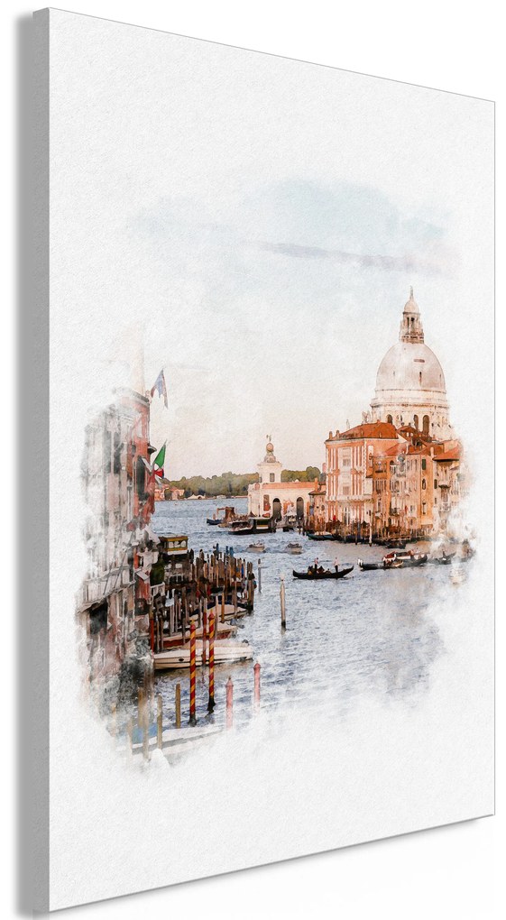 Artgeist Obraz - Watercolour Venice (1 Part) Vertical Veľkosť: 40x60, Verzia: Premium Print