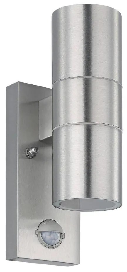 Eglo 79594- LED Vonkajšie svietidlo so senz. ARAPONGAS 2xGU10/2,8W/230V IP44 chróm