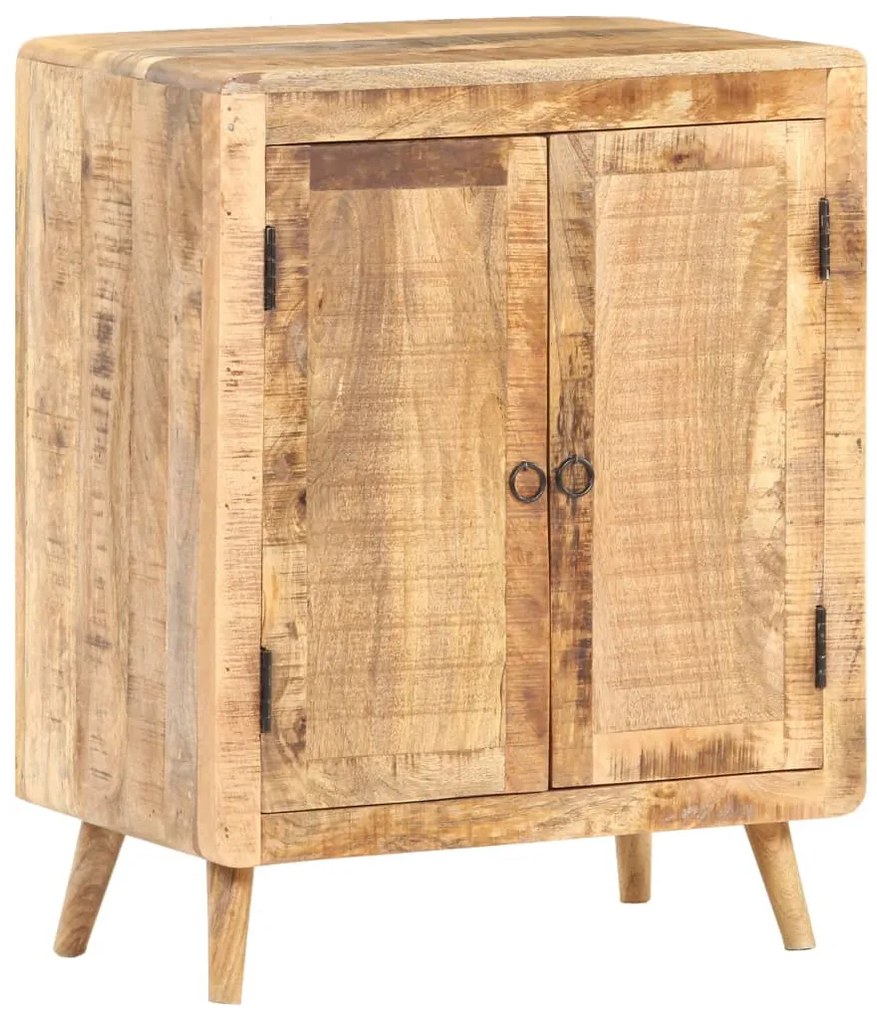 vidaXL Komoda 60x35x76 cm, surové mangové drevo