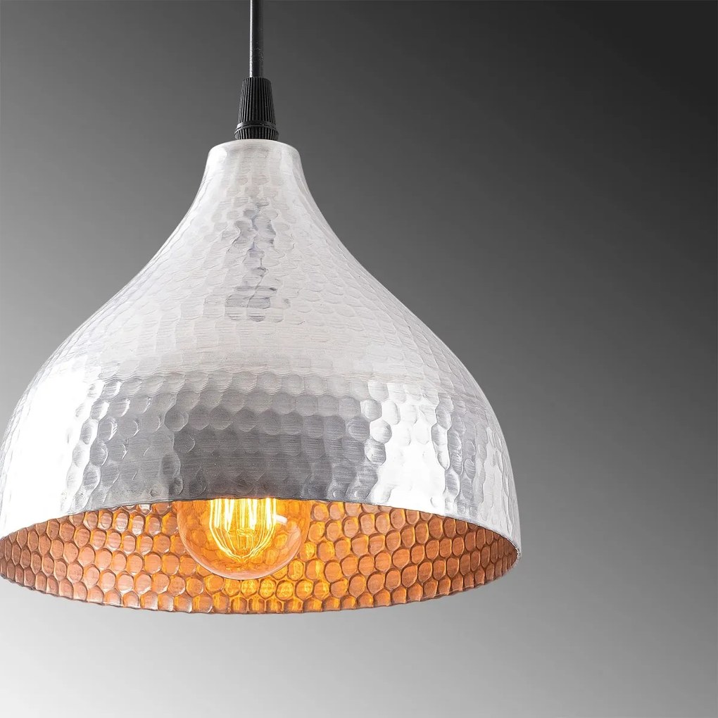 Závesné svietidlo Tattoo V strieborné