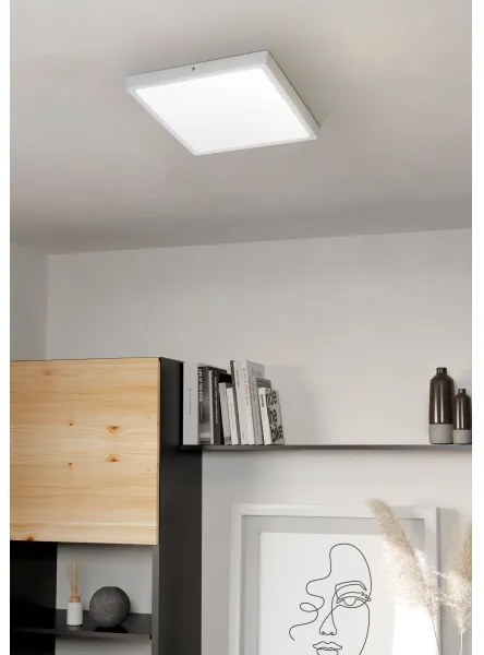 Eglo 97268 - LED stropné svietidlo FUEVA 1 1xLED/25W/230V biele štvorcové 4000K