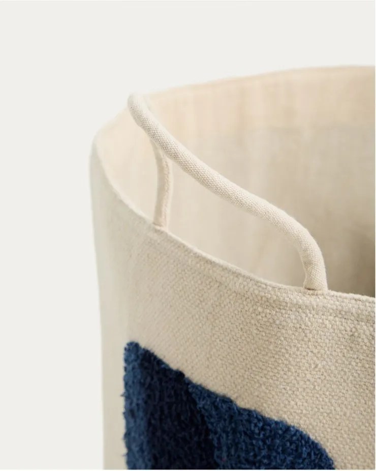 Slonovinový látkový detský kôš na hračky ø 45x30 cm Tandani – Kave Home