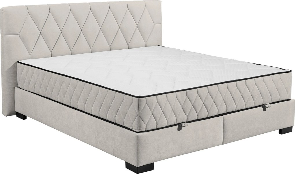 XXXLutz AMERICKÁ POSTEĽ, 180/200 cm, béžová MID.YOU - Online Only spálne - 002220053815
