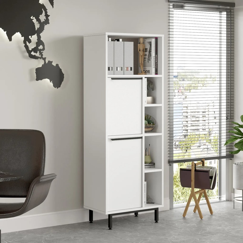 Knižnica Houseland Jade biela