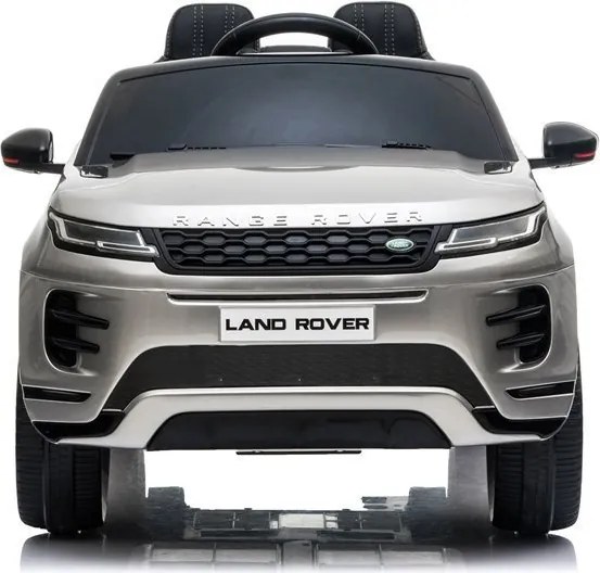 LEAN CARS Elektrické autíčko Range Rover Evoque strieborné lakované