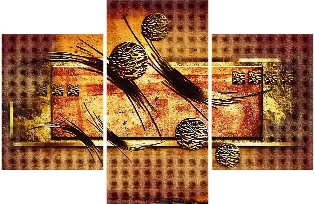 Obraz abstrakcie (90x60 cm)