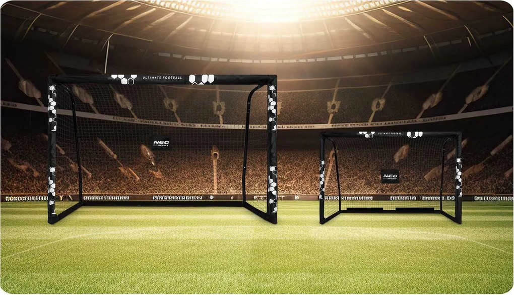 Neo-Sport Futbalová bránka 300 x 200 x 120 cm NS-472 hexagon