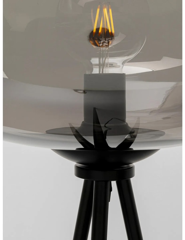 Sphere stojacia lampa sivá 146 cm