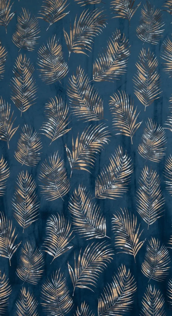 ZATEMŇOVACÍ ZÁVES NA KRÚŽKOCH GLORIA 140X250 CM VZOROVANÁ