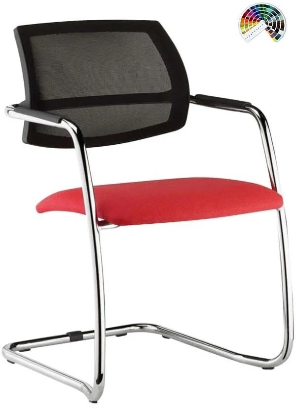 ANTARES Konferenčné kreslo 2180/S MAGIX NET čalúnenie RELIFE MELANGE