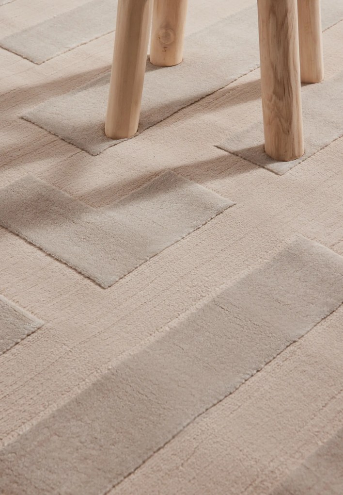 ELLE Decoration, Kusový koberec Perles 106189 Beige Cream z kolekcie Elle, 200x280, béžová, obývacia izba