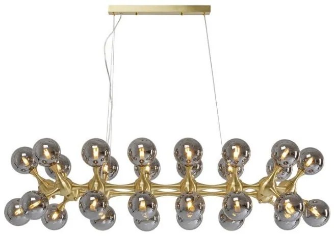 Atomic Balls visiaca lampa zlatá 140 cm