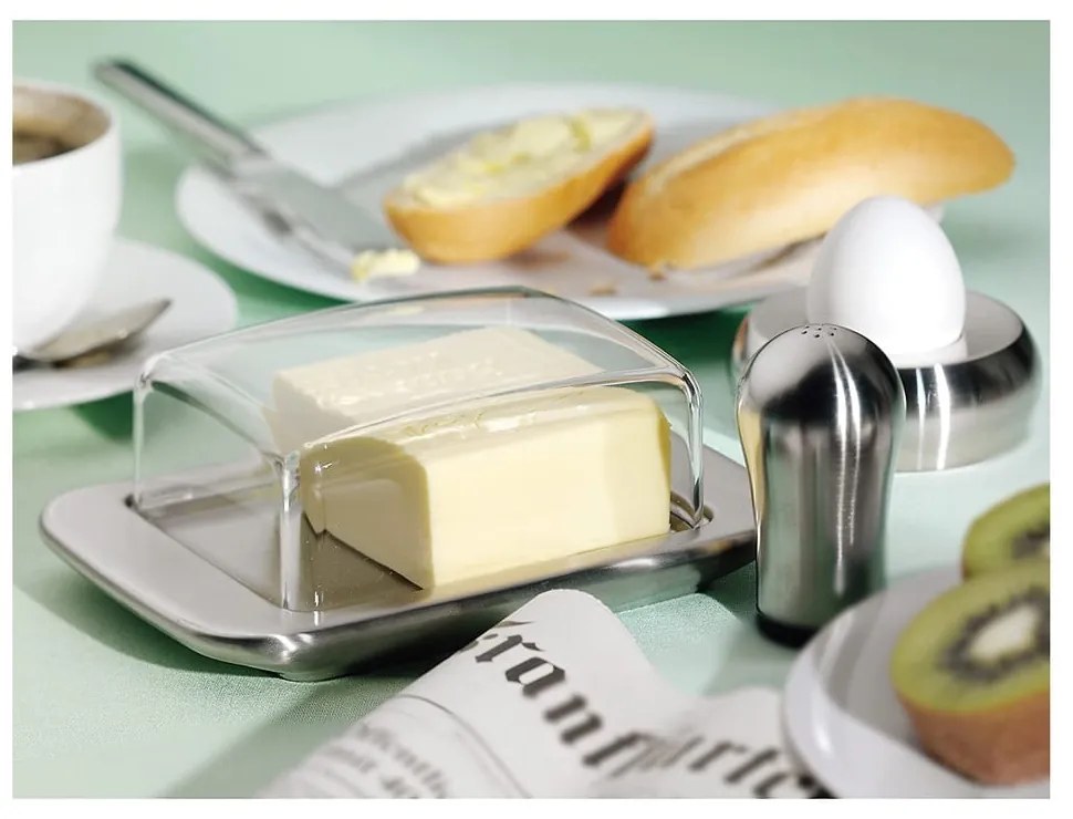 Nádobka na maslo WMF Cromargan® Brunch, 18 x 9 cm