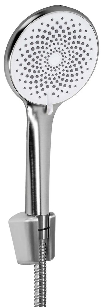 Rea Foss, sprchová batéria s ručnou sprchovou súpravou, brúsená oceľ, REA-B9641