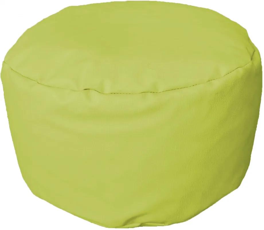 Zelený sedací puf Dola 35 x 20 cm