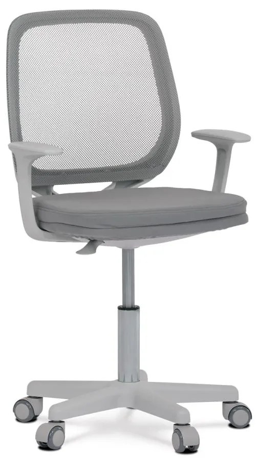 Autronic -  Detská kancelárska stolička Junior KA-W022 GREY šedá