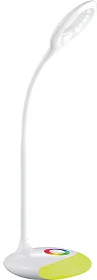 Stolná lampička ZOOM - LED 5W - nastaviteľná farba podsvietenia - s integrovanou batériou - biela