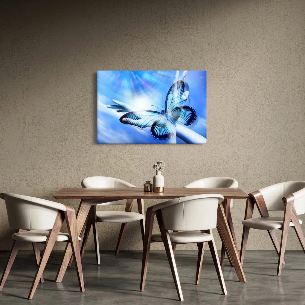 Obraz - Motýľ, symbol nádeje (90x60 cm)