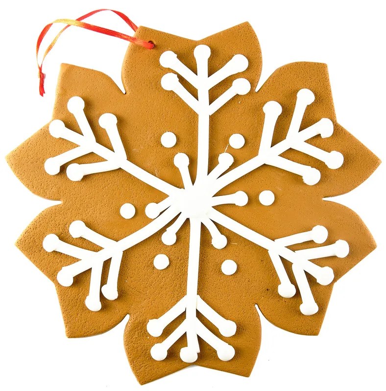 DECOLED Perník vločka, prům. 25,4 cm