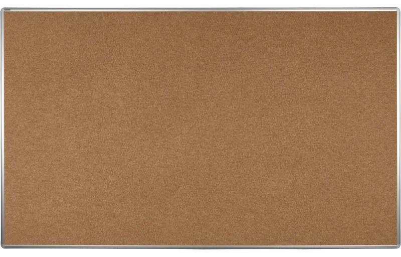 Textilná nástenka ekoTAB v hliníkovom ráme, 2000 x 1200 mm, hnedá