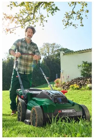 Parkside® Aku kosačka Prma 40-Li D2 – bez akumulátorov (100389726)