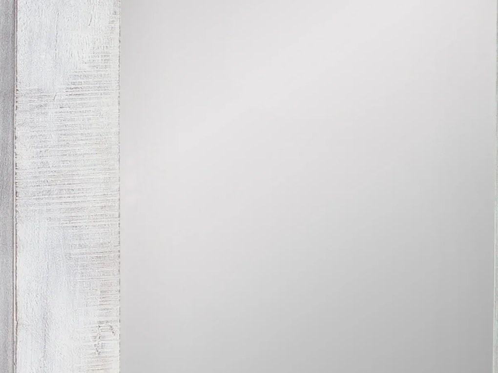 furniture-nabytek.cz - Masívne zrkadlo Mackay z mangového dreva, lakované, biele – 50×150 cm