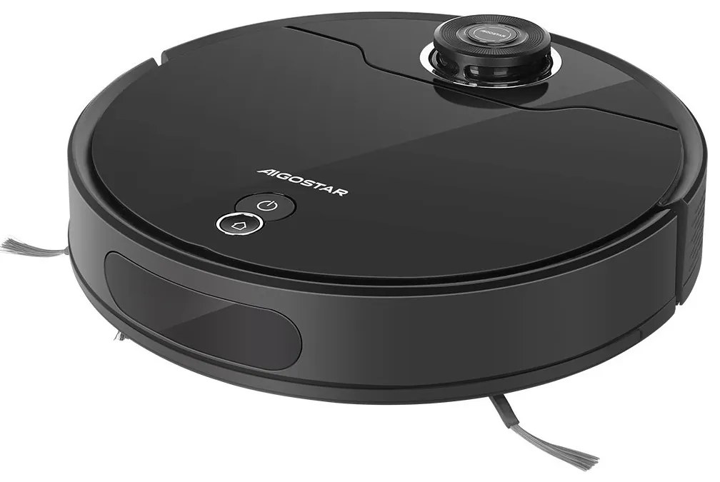 Aigostar - Inteligentný robotický vysávač 12W/230V Wi-Fi čierna
