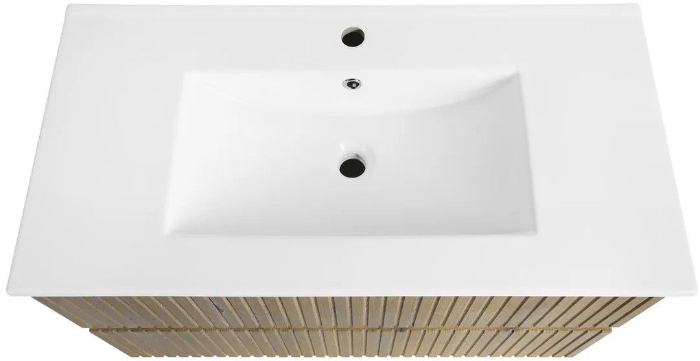 Aqualine Aqualine, PANEDA STRIP umývadlová skrinka 89,5x55x45,2cm, dub emporio, PN390