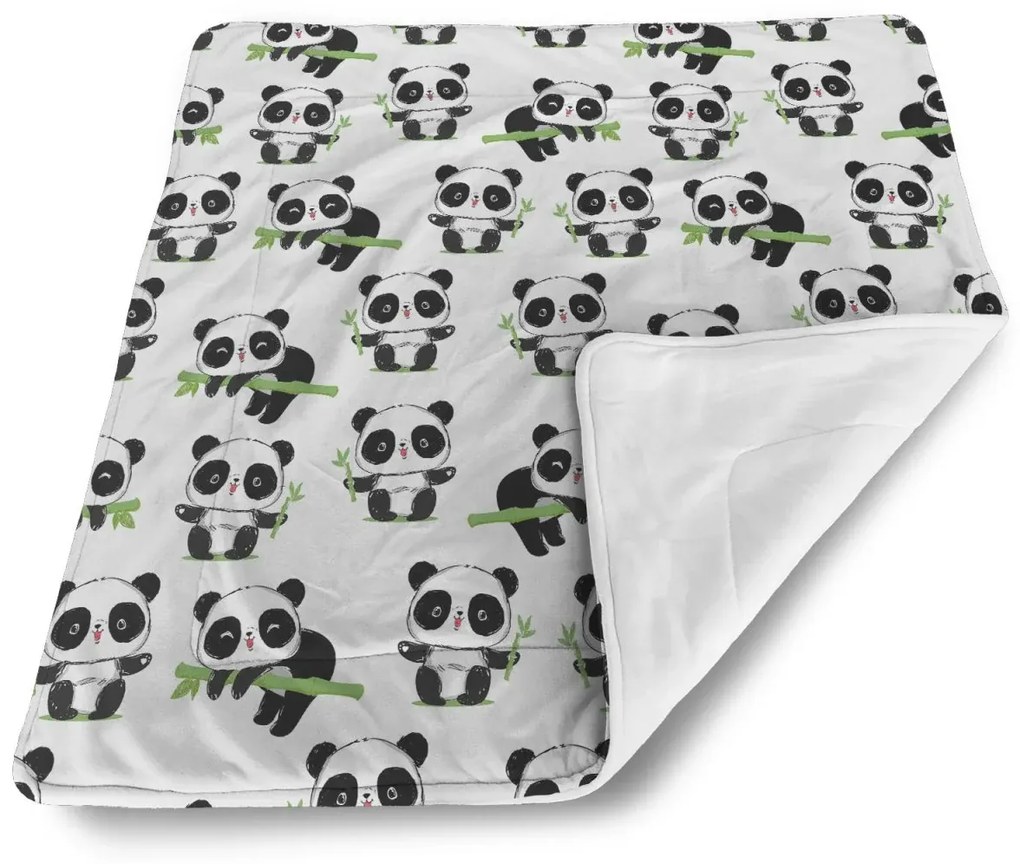 Sablio Deka pre bábätko Pandy s vetvičkou - 80x100 cm