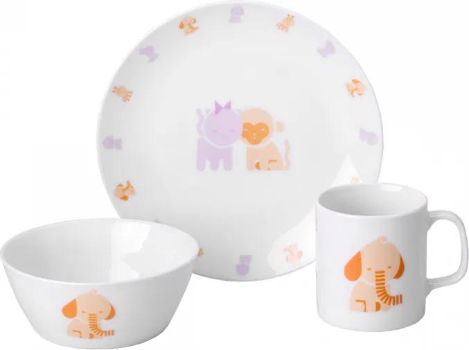 Lunasol - Babies detský porcelánový set 3 ks - Kids world (450510)