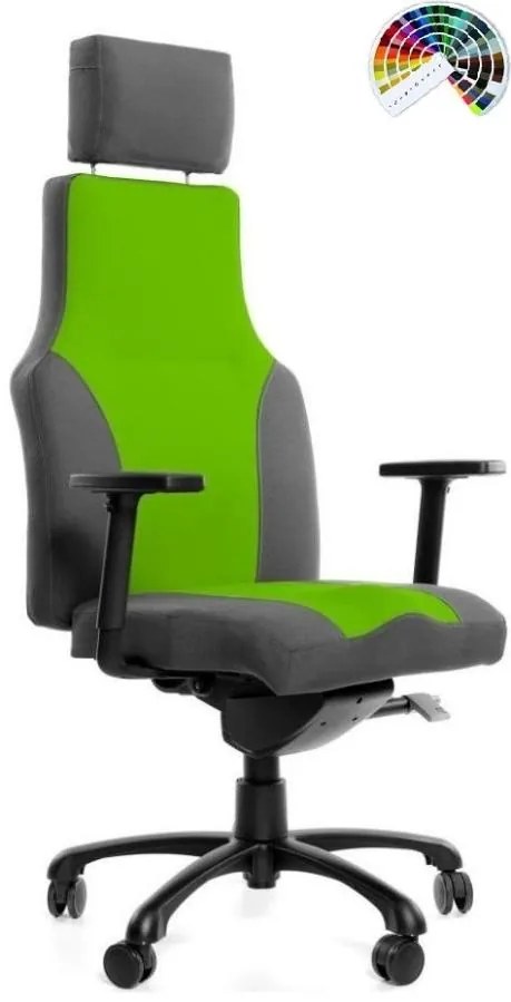 Záťažová kancelárska stolička ERGO 24/7 a ERGO MIDI 24/7 čalúnenie CURA, LUCKY