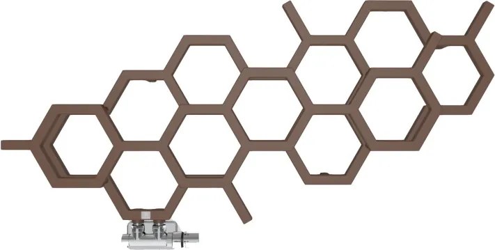 Terma Hex 502x1126 vodný radiátor Copper YP