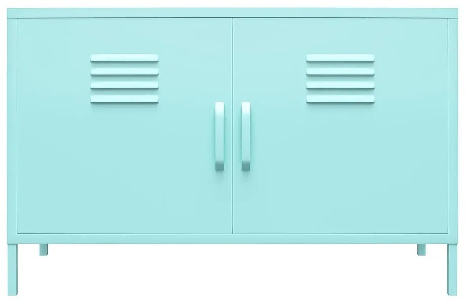 Svetlomodrá kovová skrinka 100x64 cm Cache - Novogratz
