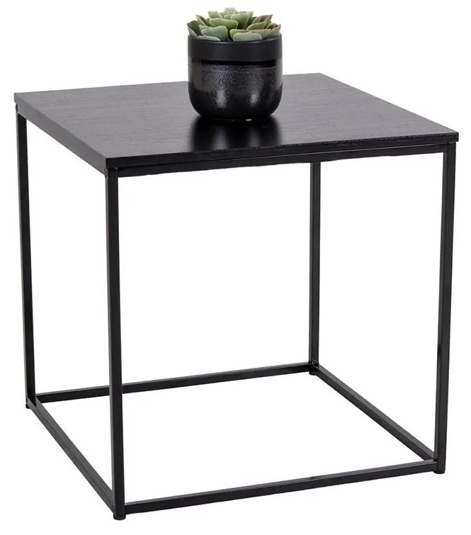 Čierny Stolík Vita 45 × 45 × 45 cm HOUSE NORDIC