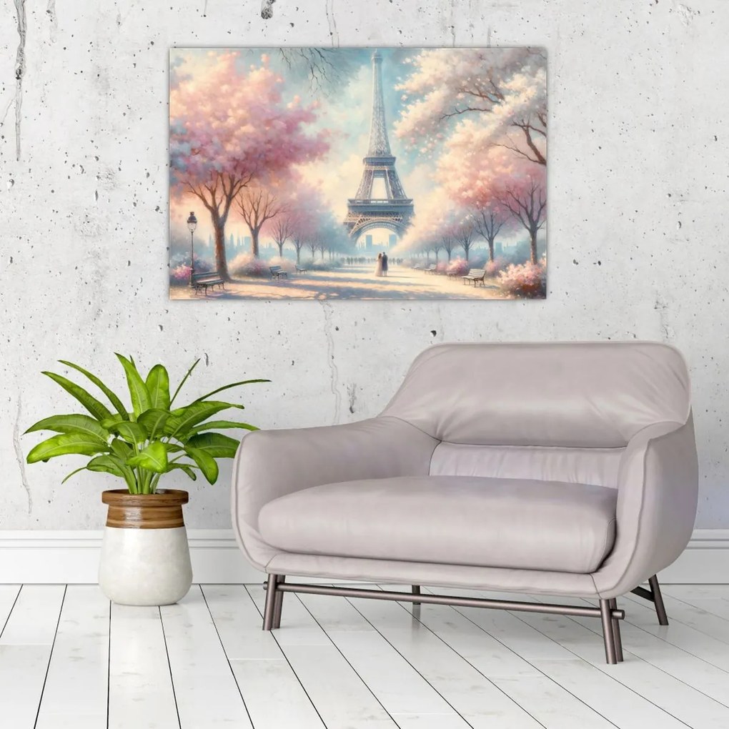 Obraz – Jar v Paríži (90x60 cm)