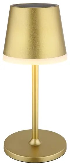 Globo 36637GM - LED Solárne svietidlo LED/0,6W/3V 3000K IP44 zlatá