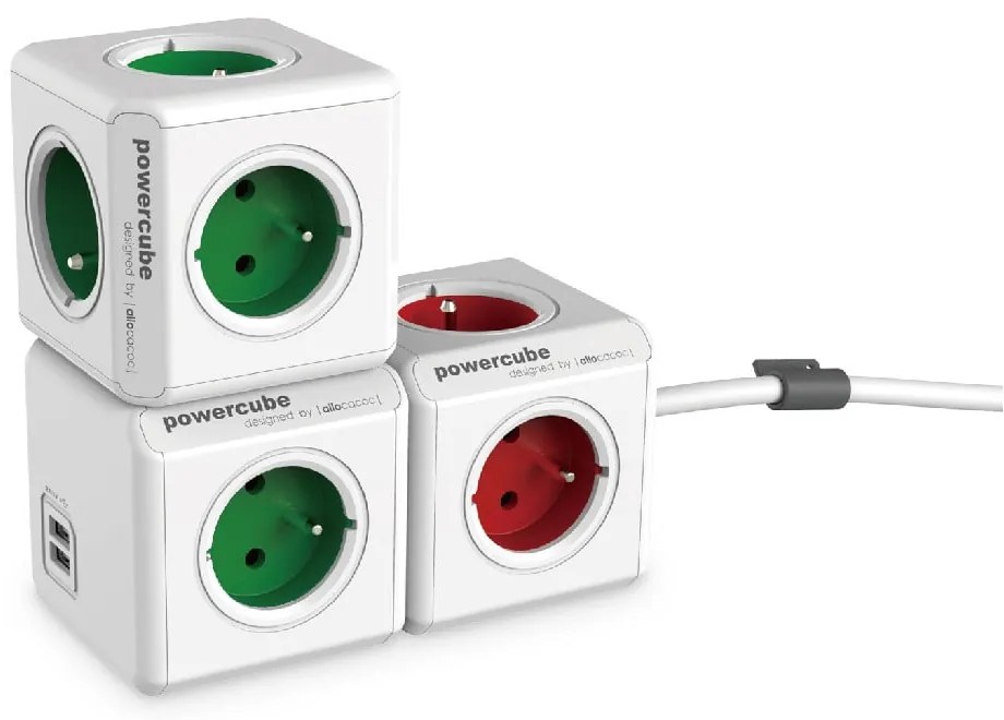 Rozbočovacia zásuvka PowerCube Original USB – Cubenest