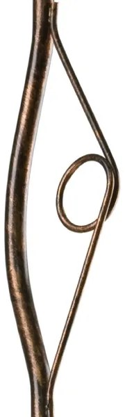 Brilagi - LED Luster na tyči ANTICO 1xE27/60W/230V bronz patina