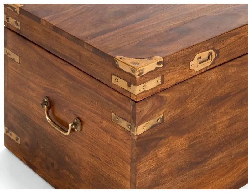 furniture-nabytek.cz - Masívny konferenčný stolík Merlin II z palisandra, lakovaný, hnedý – 69×39×36 cm