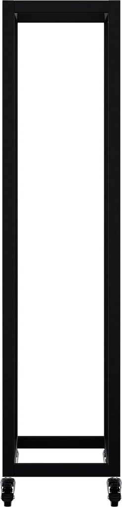 Stojan na drevo Hilta 25x40x100 cm - čierna