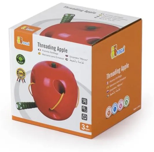 Drevená hra Červík v jablku