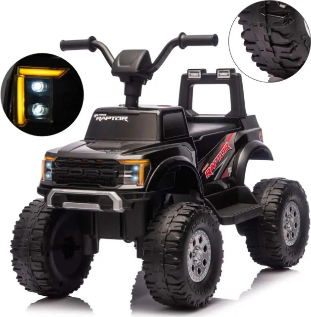 Elektrické autíčko Ford F-150 Raptor čierne
