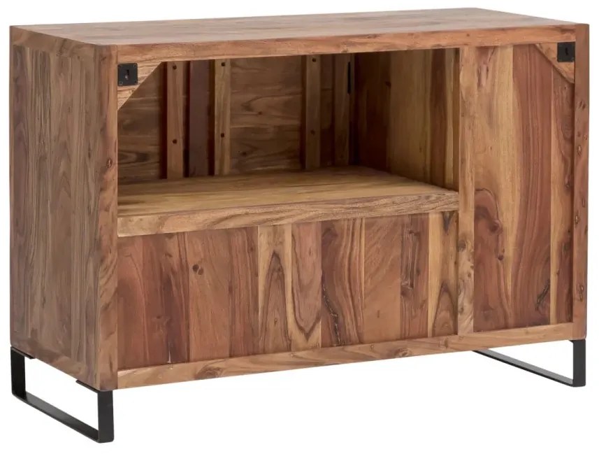 furniture-nabytek.cz - Masivní umyvadlo Sydney light I z akáciového dřeva, lakované, hnědé – 105×45×74 cm
