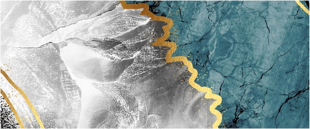 Obraz - Mramor (120x50 cm)