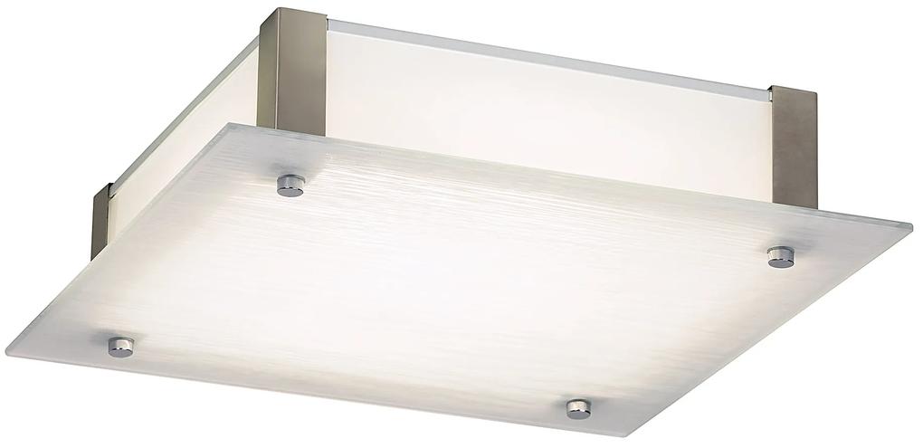 RABALUX Stropné LED svietidlo DUSTIN, 24W, denná biela, 38x38 cm, hranaté