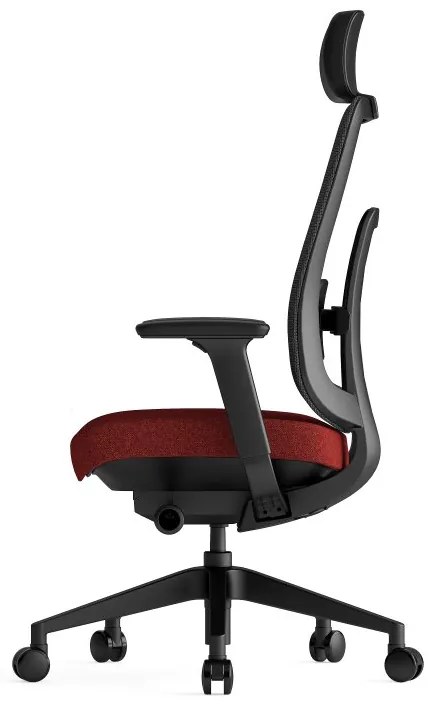 Kancelárska ergonomická stolička K42 — sieť, látka, čierna / viac farieb Zelená